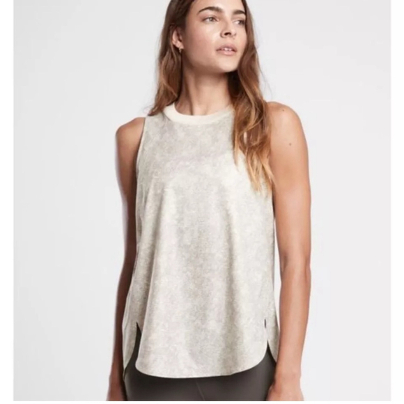 Athleta Cream Tank Top - Picture 1 of 9